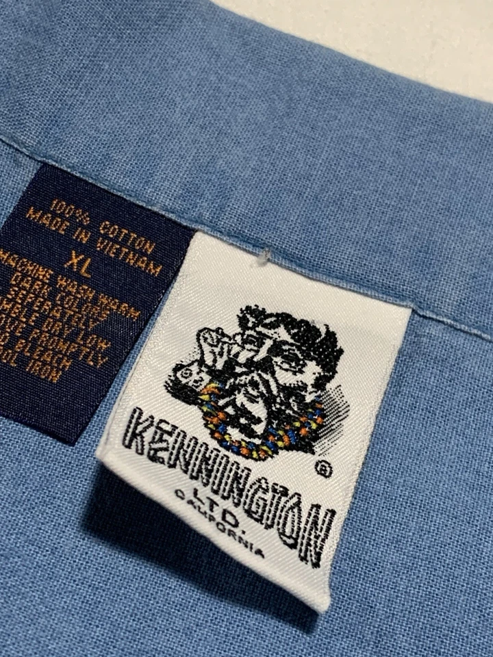 Vintage Mid Century Hawaiian Shirt Mens XL Cotton Island Tropic Graphic 1970s - Image 4 of 4