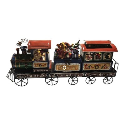 Kirkland Santa And Friends Illuminated Train In Original Box READ