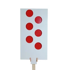 Tactical Scorpion AR500 14x26x3/8 Head Shot Hostage Dueling Tree Sextet Target