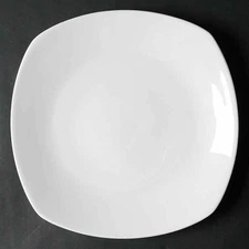 Tabletops Unlimited Quattro White Dinner Plate 7615883