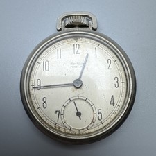 Working Vintage 60's Pocket Ben Watch By Westclox for parts not working USA made