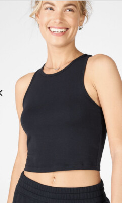 Fabletics Bree Lace Up Tank Gr. XL - Schwarz Top Gym Yoga
