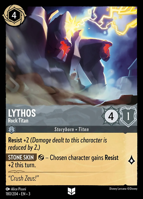 Lythos - Rock Titan #180 Uncommon | Lorcana: Into the Inklands Card | eBay Lythos - Rock Titan #180 Uncommon | Lorcana: Into the Inklands Card | eBay