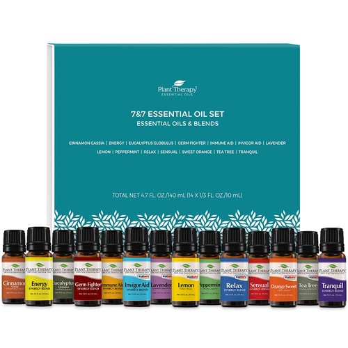 Plant Therapy Essential Oils 7 &amp;amp;amp; 7 Set - 7 Single Oils &amp;amp;amp; 7 Blends
