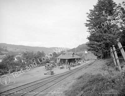 1902 Fleischmann's Depot, Catskill Mountains, NY Old Photo 8.5'' x 11'' Reprint