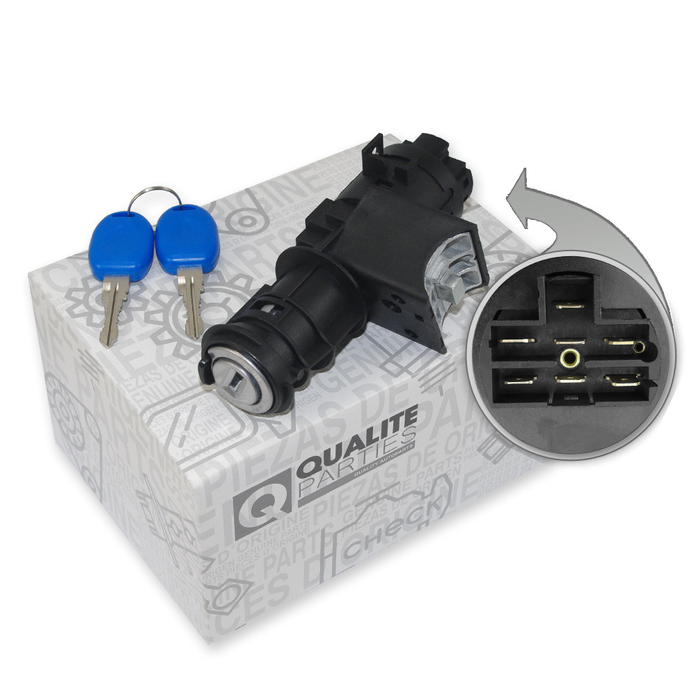 Frankberg Zündschloss 7-Polig Für Fiat Alfa Romeo - Kompatibel Mit 46798124