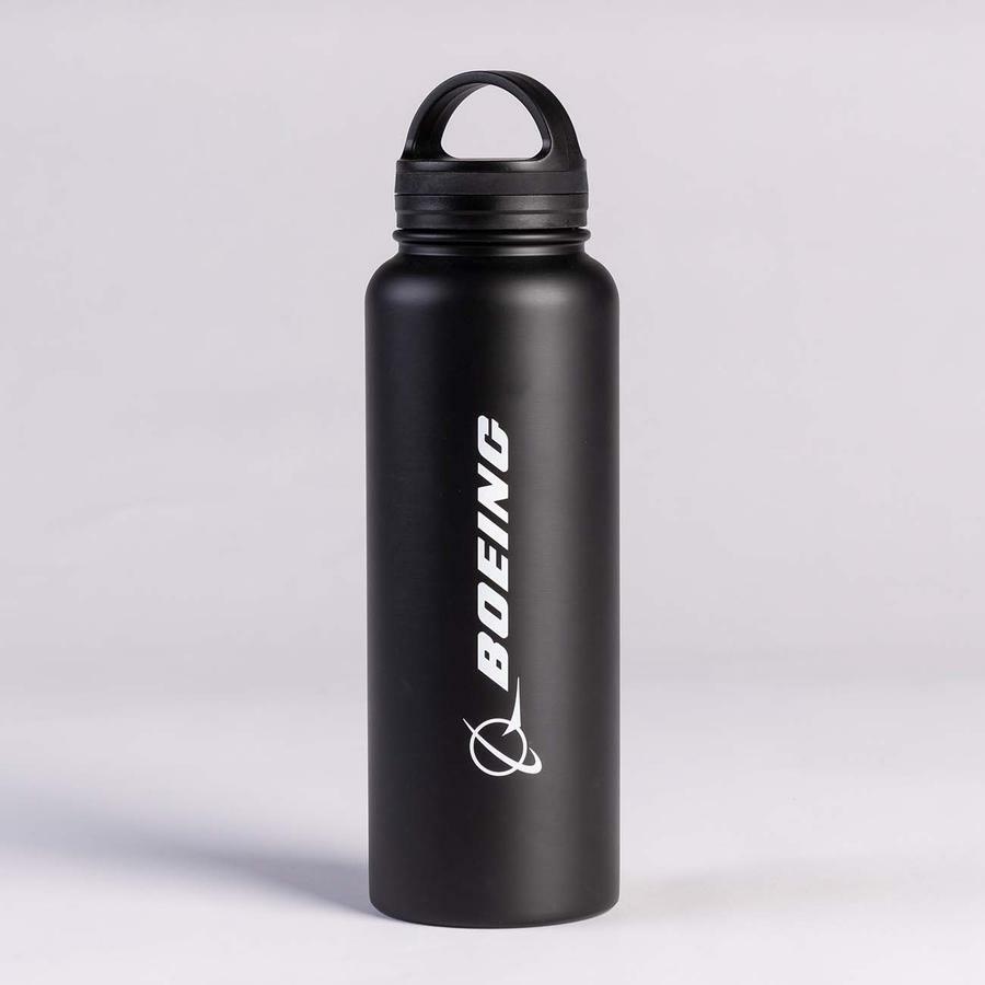Official Boeing Logo Water Bottle Travel Black,Blue Red 1L