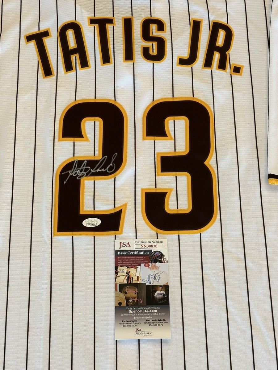 【週末限定割引】 Tatis Jr サインジャージ MLB認証付き Fernando Tatis Jr Signed Authentic Padres Jersey Autograph