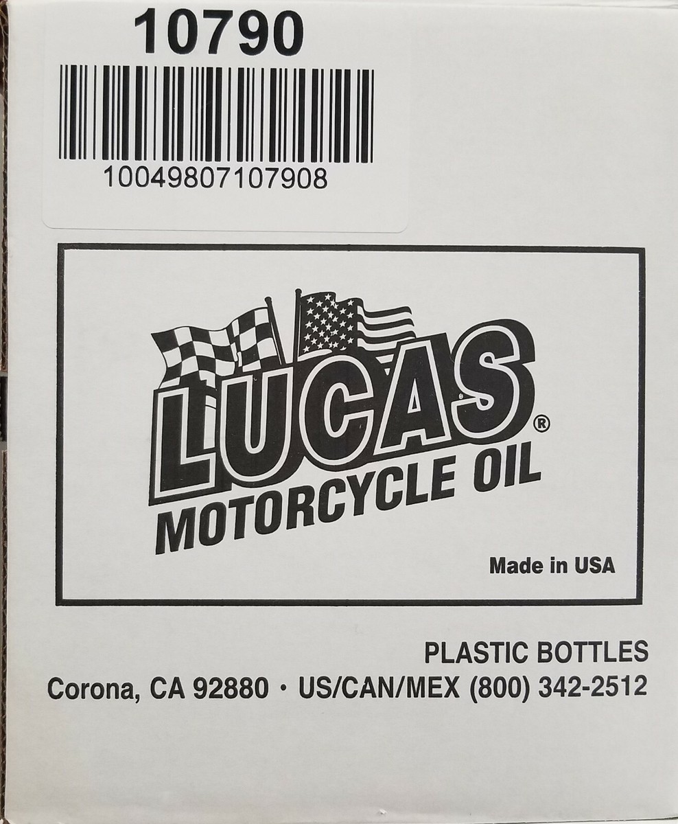 Lucas 10790 Primary Chaincase Oil; Case of 6 - 1 Quart Bottles | eBay