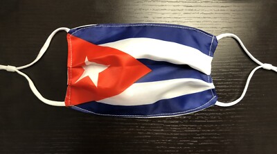 2 Pack Cuba Face Mask Cuban Flag Washable Adjustable BUY ONE GET ONE FREE