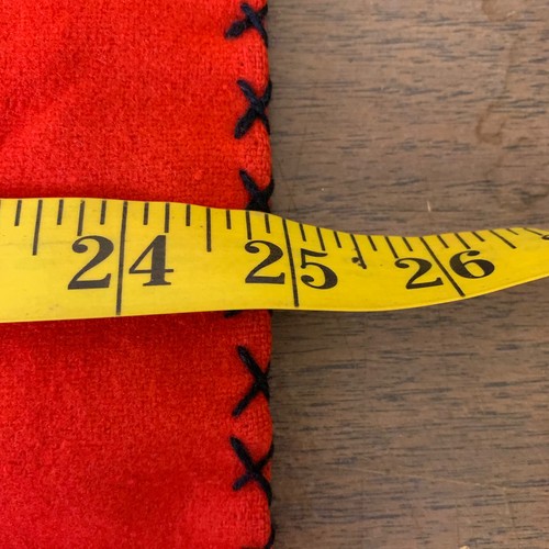 Vintage 1940's Mexican Wool Jacket Small Felt Applique Red Open Front READ - Picture 16 of 17