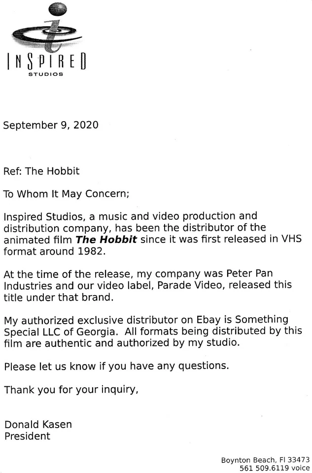 The Hobbit (DVD, 1977) The Original Animated Classic - Image 3 of 4