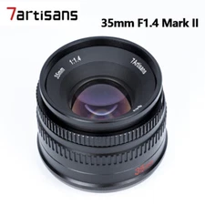 7artisans 35mm F1.4 II APS-C MF Lens for Sony Nikon Canon Fuji M4/3 Mount Camera