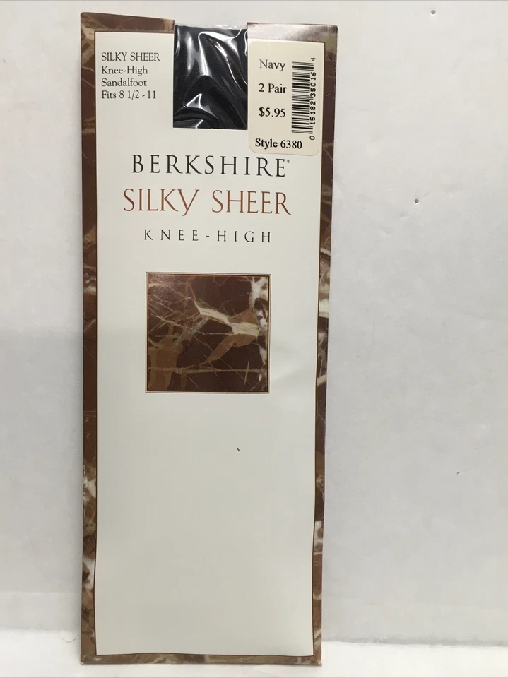 Lote de 2 sandalias BERKSHIRE sedosas transparentes hasta la rodilla talla 8,5-11 elige un color Foto 3 de 3