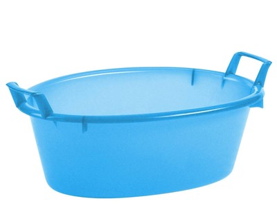 Oval Basin Politene 65 Cm Blue Stefanplast