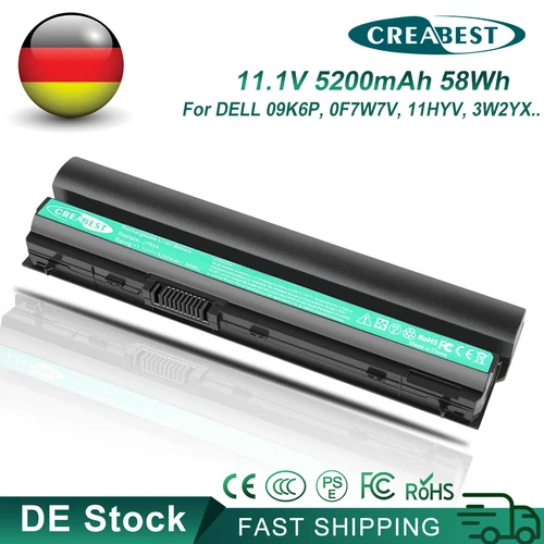 11,1V RFJMW FRR0G Akku Für Dell Latitude E6230 E6320 E6220 E6330 E6430S 0F7W7V