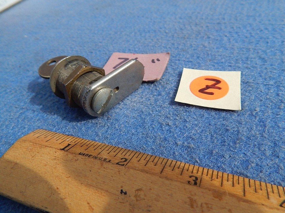 1950s Arcade Game Lock & Key ~ 7/8 inch - Illinois key G 281 | eBay