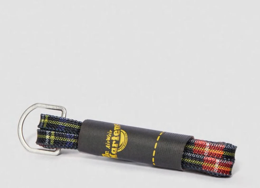 Dr Martens 65cm TARTAN SHOE LACES 3 EYE RED TARTAN
