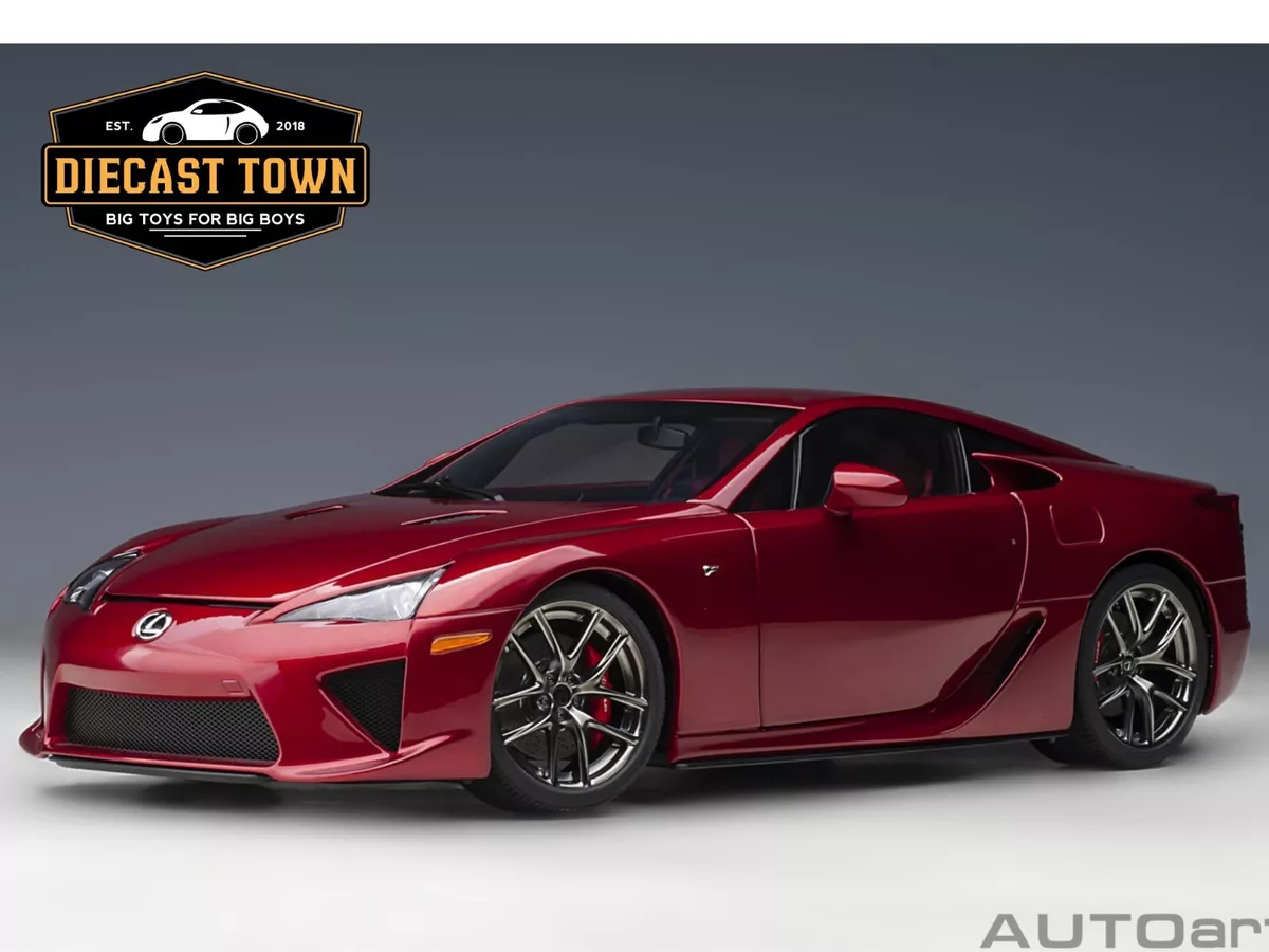 IN STOCK AUTOart LEXUS LFA 1/18 MODEL CAR PEARL RED 78853