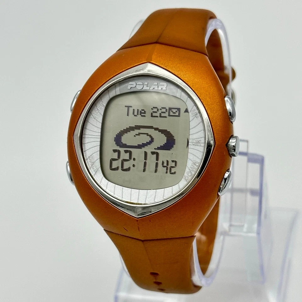 Reloj Digital Deportivo/Fitness Unisex POLAR F11 - Naranja - Batería Nueva - Solo Reloj Foto 2 de 4