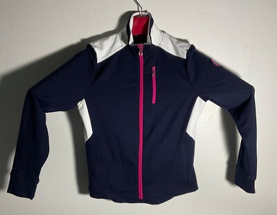 Lauren Ralph Lauren Womens Activewear Jacket Navy/White