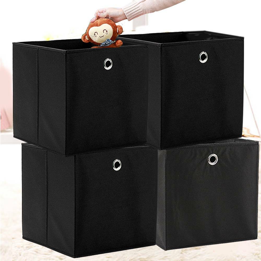 4-16er Set Faltbox 32x32X32cm Aufbewahrungsbox Faltkiste Box Regalbox Staubox
