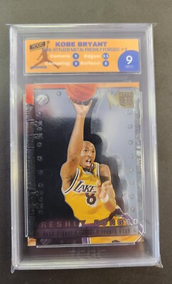1996-97 Fleer Metal Freshly Forged Kobe Bryant Rookie #3 TCGC 9 