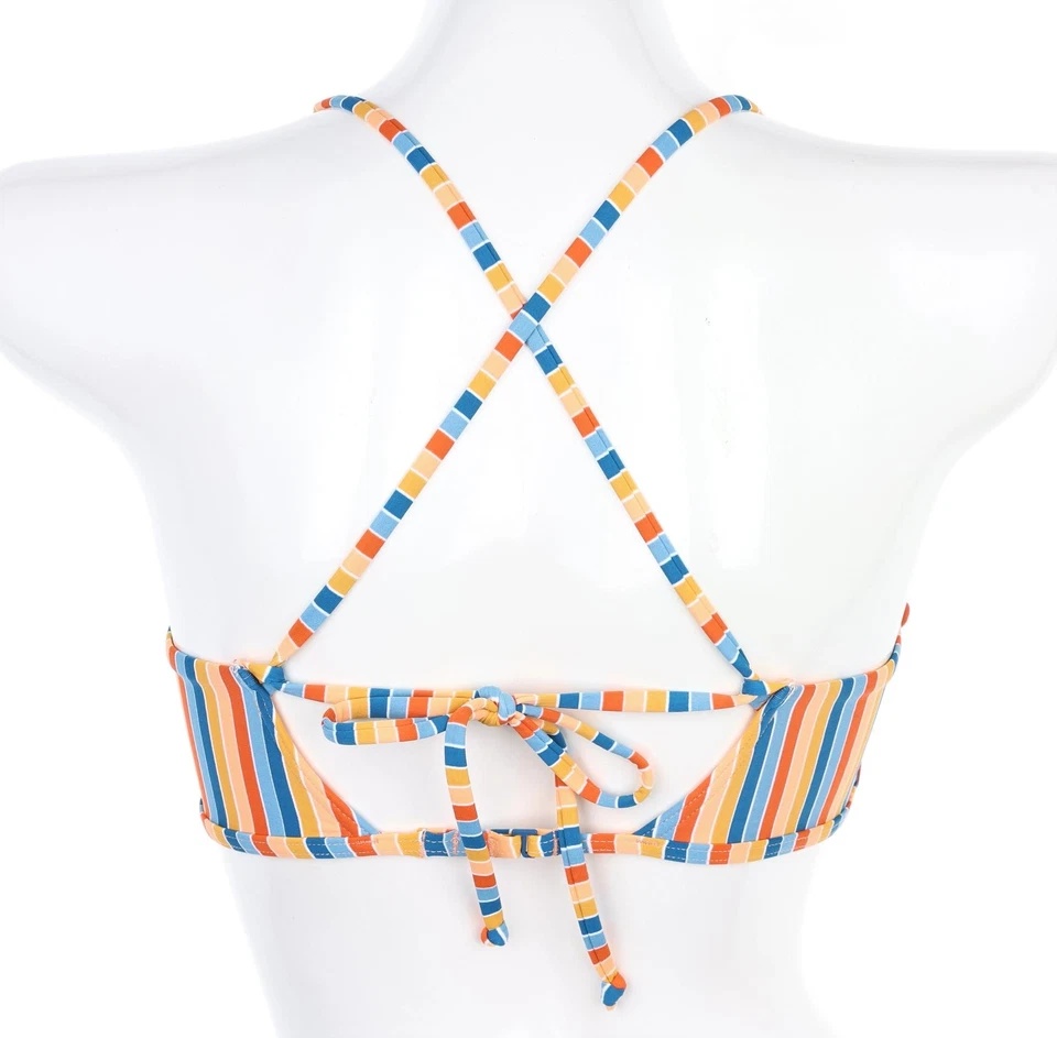 Женское пляжное классическое треугольное бикини Roxy 284892 топ многоцветное размер средний - Изображение 2 из 2