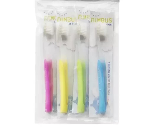 Nimby Nimbus Toothbrush Microfine Extra Soft for Children 4 Toothbrushes