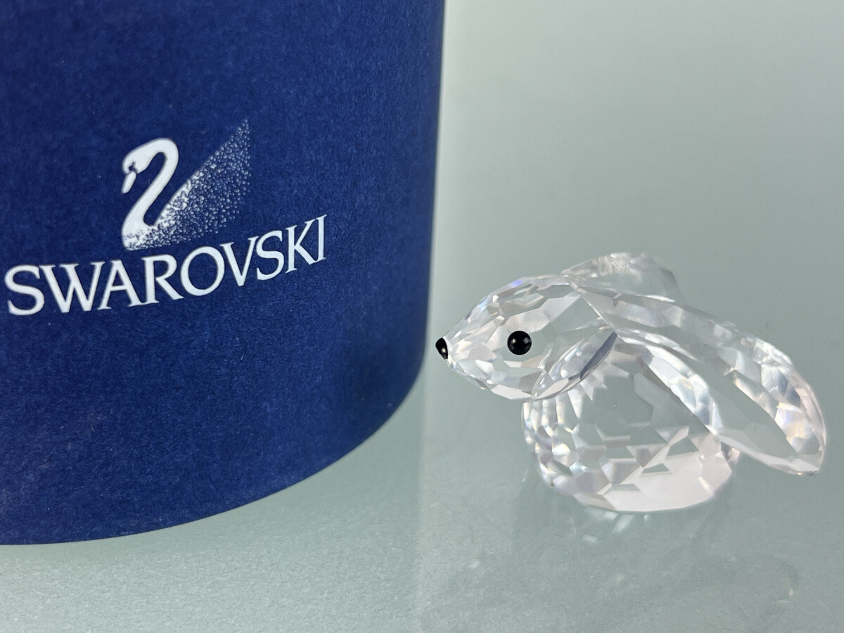 Swarovski クリスタル 白鳥 SWAROVSKI スワロフスキー Swarovski クリスタル 白鳥『スワンL