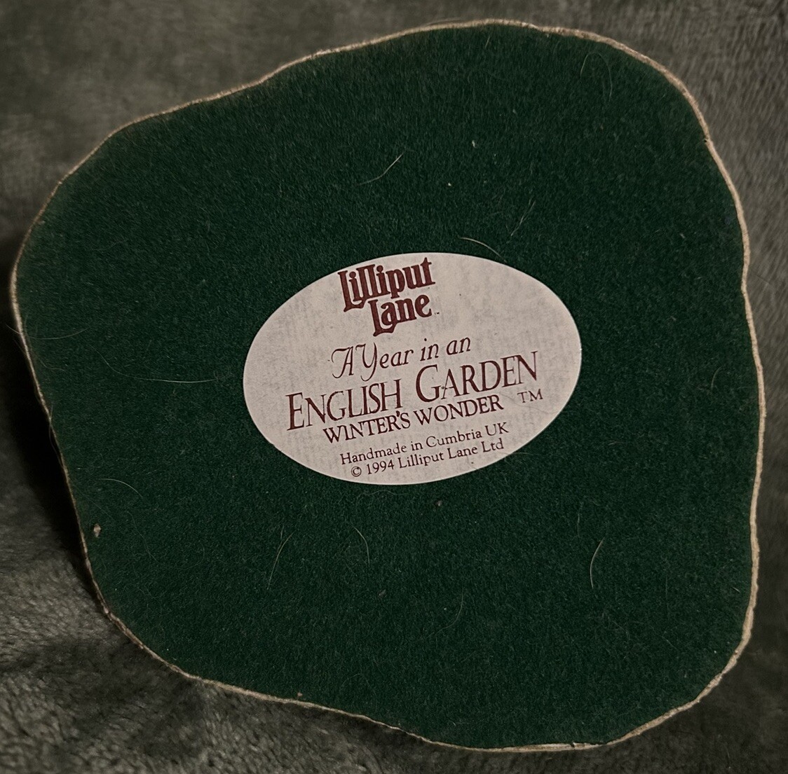 Boxed Lilliput Lane Winters Wonder A Year in the English Garden