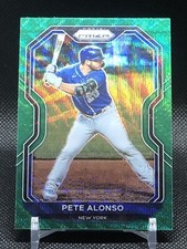 2021 Panini Prizm PETE ALONSO Prizm GREEN WAVE Refractor TIER II
