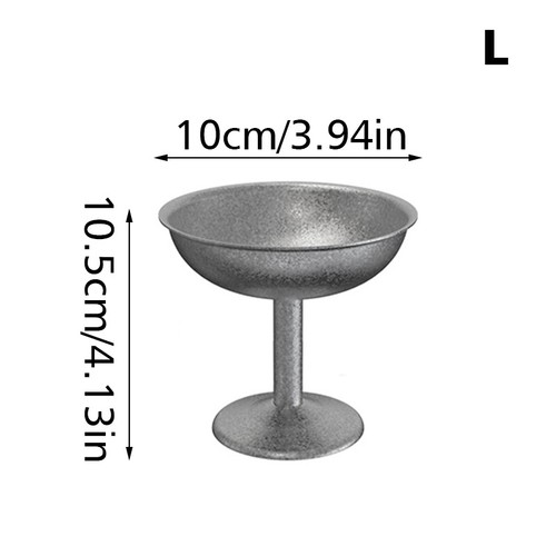 Stainless Steel Ice Cream Sundae Coup Dessert Cups Bowls Icecream Serving AU - Picture 3 of 13