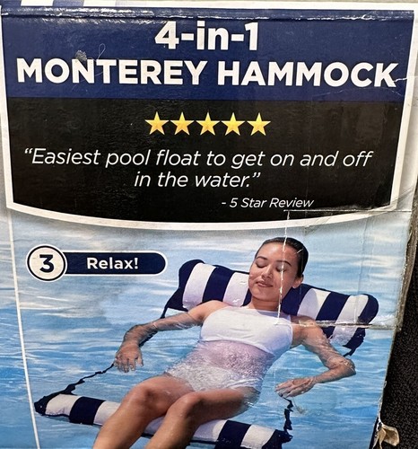 Aqua Original 4-in-1 Monterey Hammock Pool Float & Water Hammock – Multi-Purpose - 第 6/14 張圖片
