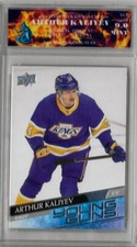 2020-21 U.D.YOUNG GUNS-ARTHUR KALIYEV  ROOKIE- LA KINGS  GRADED VGT 9.0 MINT
