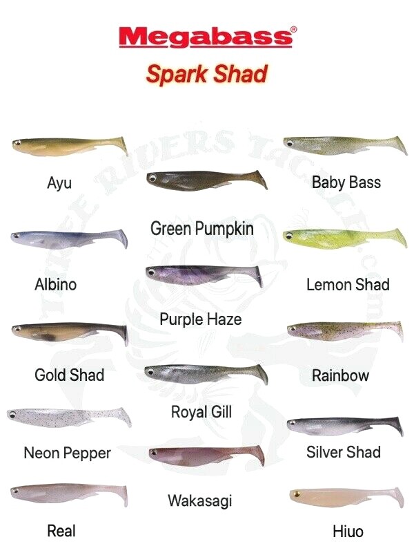 Crème 3 Spoiler Shad Swim Bait Lure, Black Back
