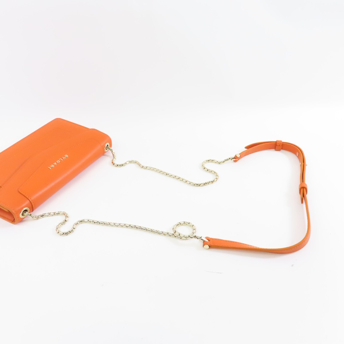 BVLGARI GHW Chain Shoulder Bag Crossbody 285886 Calfskin BVLGARI GHW Chain Shoulder Bag Crossbody 285886 Calfskin