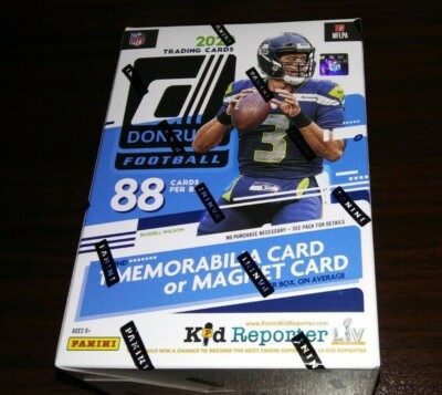 2020 PANINI Donruss Football Blaster Box 11 Packs 11 RC Chase Burrow Hurts RC