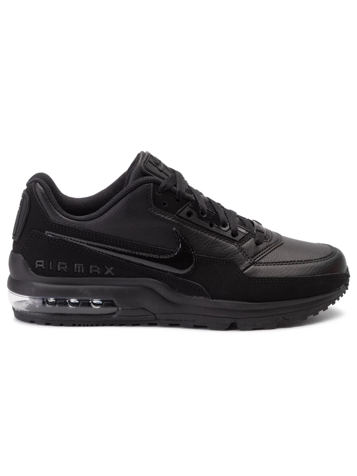 SCARPE NIKE UOMO AIR MAX 687977 020 LTD 3 LEATHER NERO TOTAL BLACK ORIGINALE