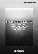 Yamaha PSR-1100 PSR-2100 Instruction Manual: 172 Pages & Protective Covers!