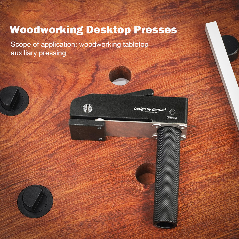 DIY Bench Dog Clamp Adjustable Metal Woodworking Benches Dog for 20mm