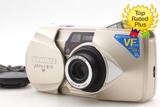  MINT Olympus mju II Zoom 115VF Black 35mm Point  Shoot Film Camera From JAPAN