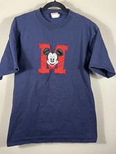 Vintage 90s Mickey Inc Short Sleeve Shirt Small/Medium USA Made Mickey Mouse (K)