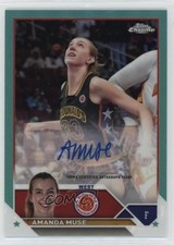 2023 Chrome McDonald's All American Aqua Refractor 10/99 Amanda Muse Auto 0e9i