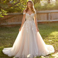 A-Line Vintage Wedding Dresses Sweetheart Off The Shoulder Vestido De Novia Lace