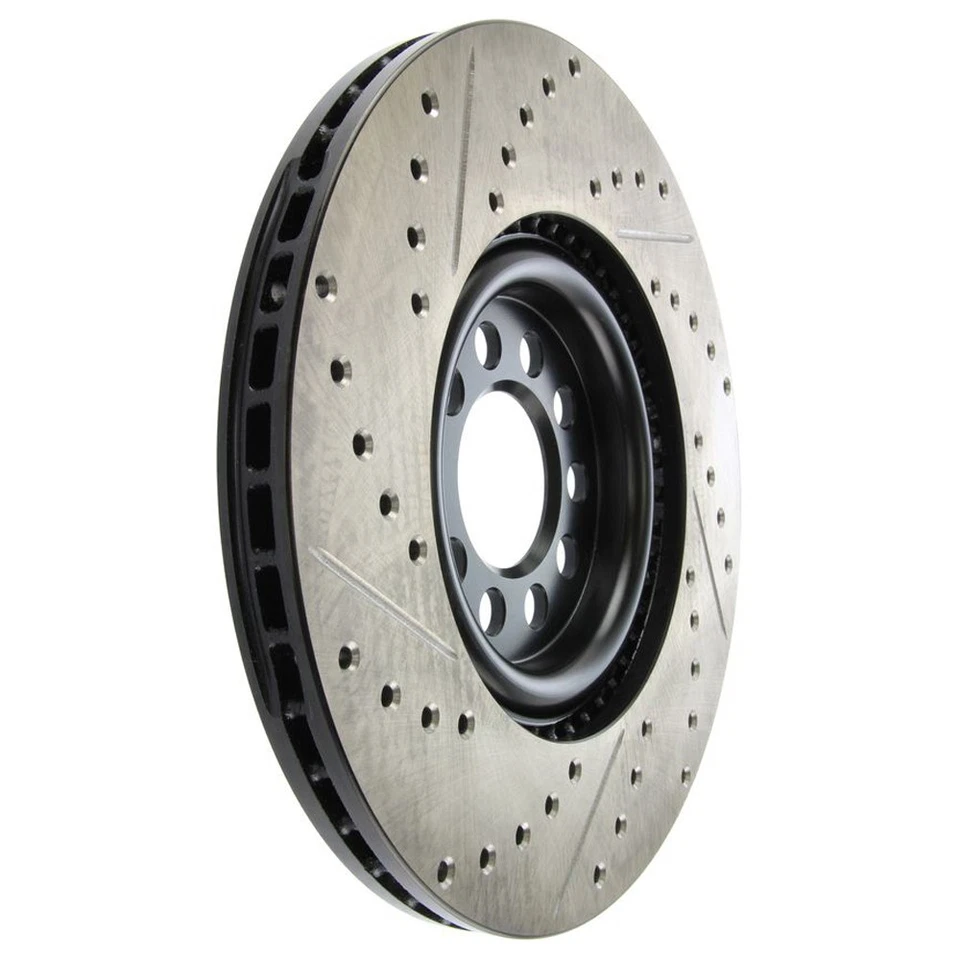 Rotor de freno delantero izquierdo StopTech 127,33062L perforado para 00-03 S3 / 99-07 Audi TT Foto 4 de 4