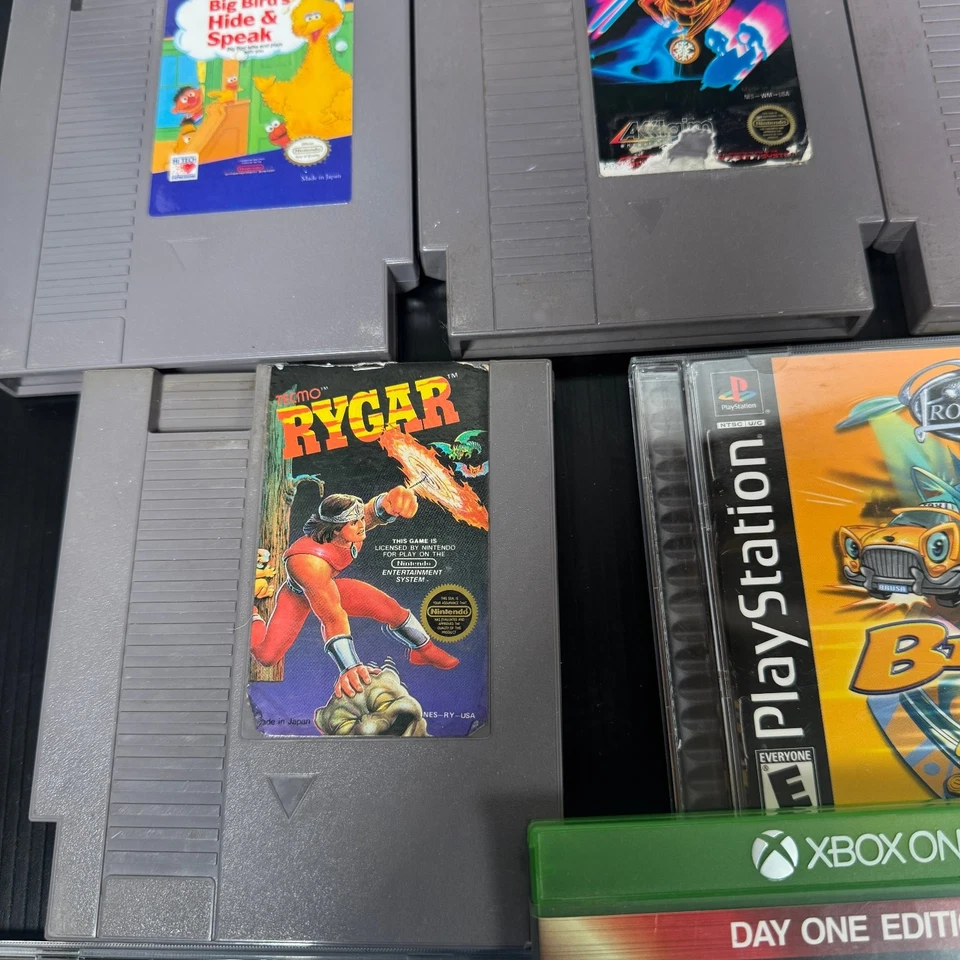 Lote Mixto de 20 Juegos NES, PS1 y Xbox One Rygar, Rare Replay, Witcher III y Más Foto 4 de 4