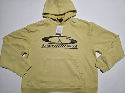 Jordan x Travis Scott Pullover Hoodie Celery FQ7821-308 Size Large Cactus Jack