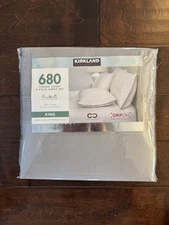 Kirkland Signature 680 Thread Count 6-Piece King Alloy Gray New Other 