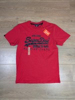 Superdry T-Shirt Mens Size Medium Short Sleeve New Red Crew Neck RRP £19.99
